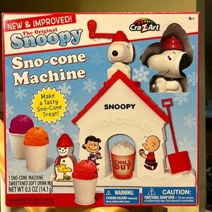 New… Snoopy snow cone maker